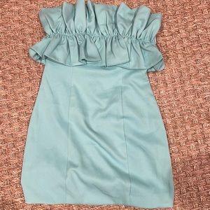 Teal Mini dress